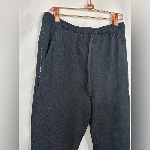 St John Sport black santana drawstring pants with sequins size S - Picture 4 of 9